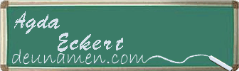 Agda Eckert Visitenkarte